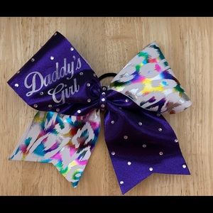 Daddy’s Girl Cheerleading Bow! :)